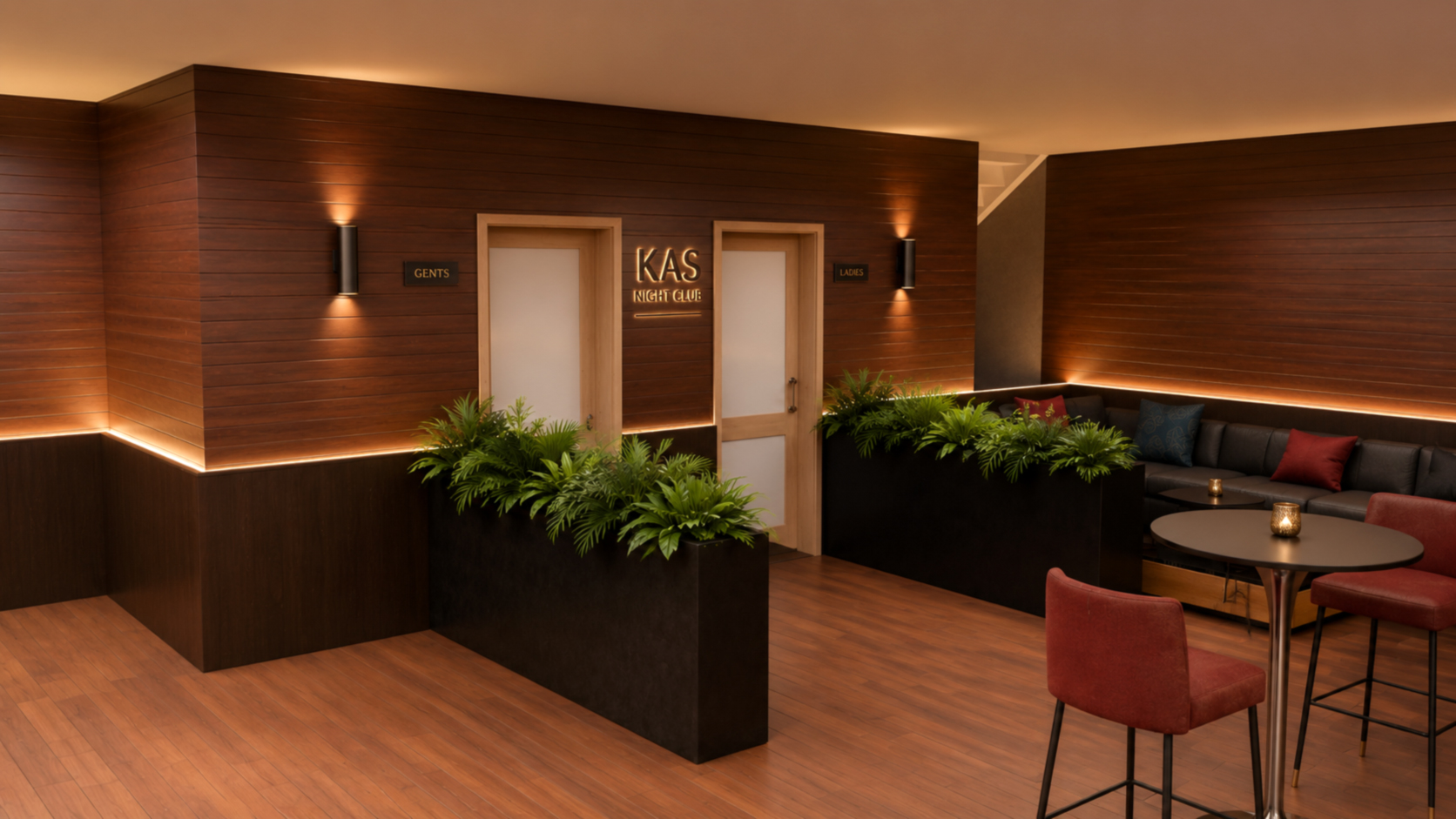 Washroom and Lounge Connection