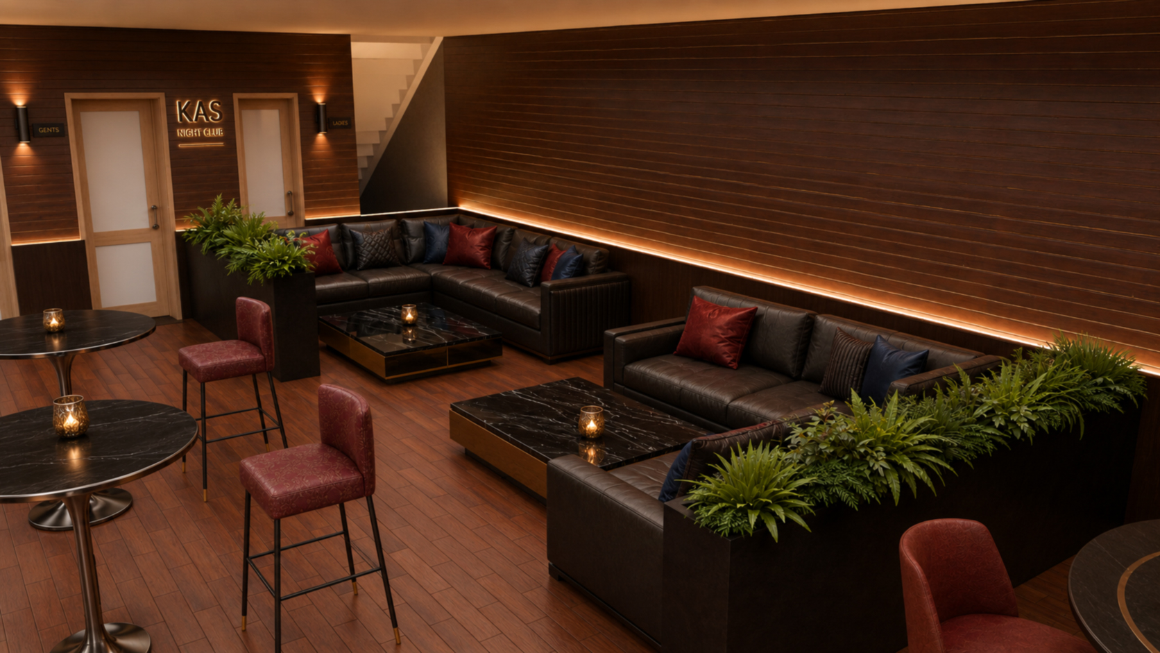 Private Sofa Lounge Area